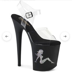 Pleaser Flamingo-808TGRS Truckergirl